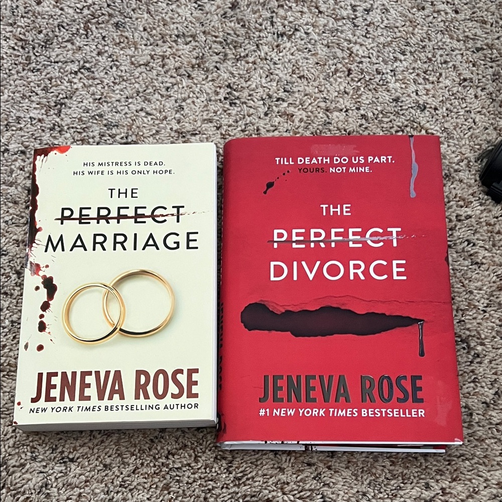 Jeneva Rose The perfect marriage and the perfect divorce (hard cover)